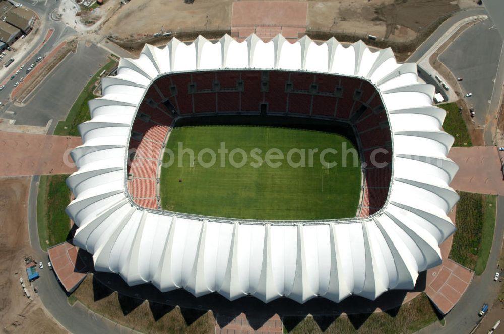 Aerial photograph Port Elizabeth - Blick auf das Nelson - Mandela - Bay - Stadion in Port Elizabeth in der Provinz Eastern Cape in Südafrika vor der Fußball-Weltmeisterschaft 2010. View of the Nelson-Mandela-Bay-Stadium in Port Elizabeth in South Africa for the FIFA World Cup 2010.