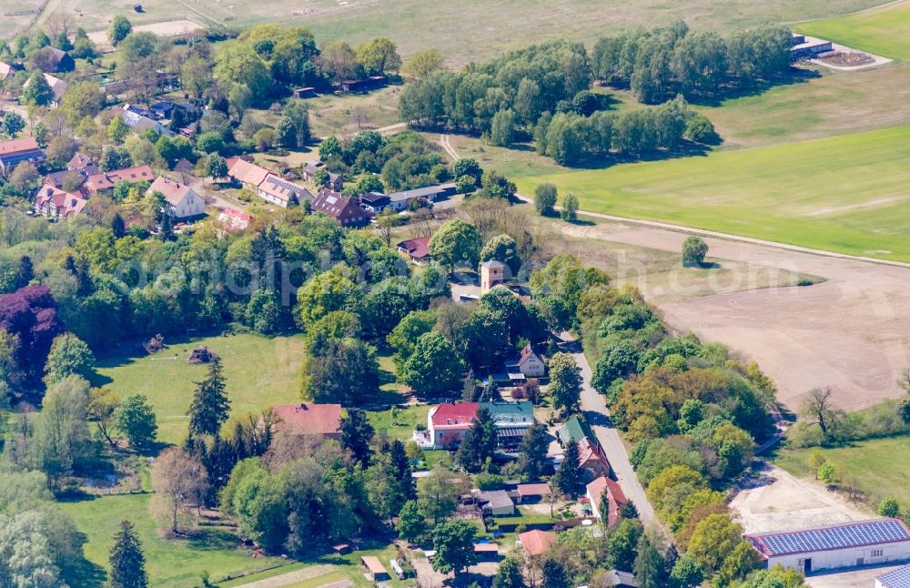 Aerial image Temnitzquell - Netzeband in Temnitzquell in the state Brandenburg, Germany