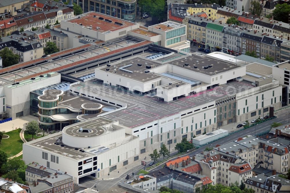 Berlin from the bird's eye view: The shopping center Boulevard Berlin