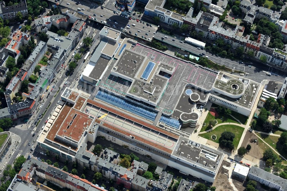 Berlin from the bird's eye view: The shopping center Boulevard Berlin