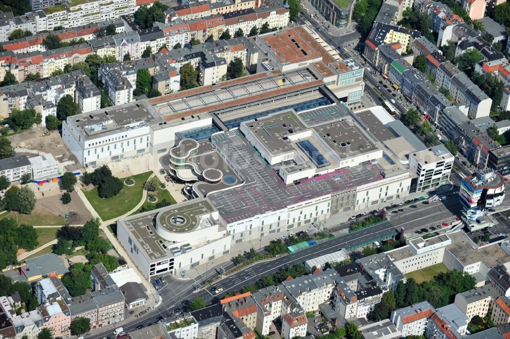 Berlin from the bird's eye view: The shopping center Boulevard Berlin