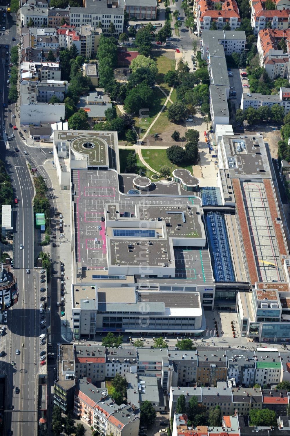 Aerial image Berlin - The shopping center Boulevard Berlin