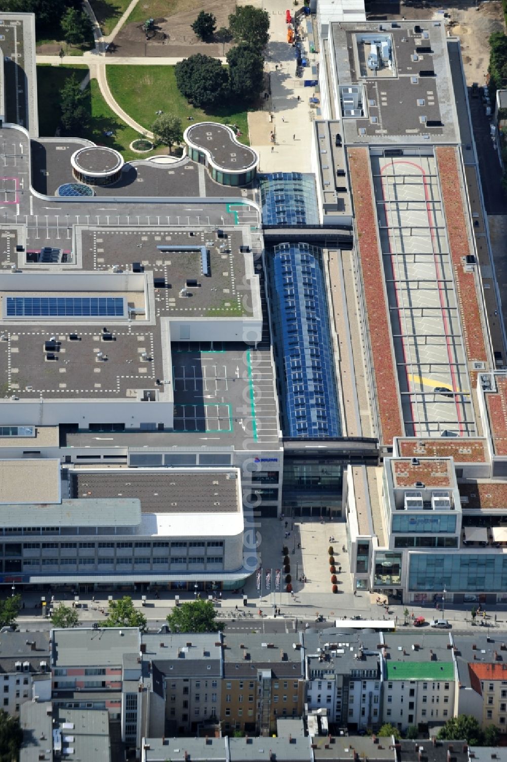 Aerial photograph Berlin - The shopping center Boulevard Berlin