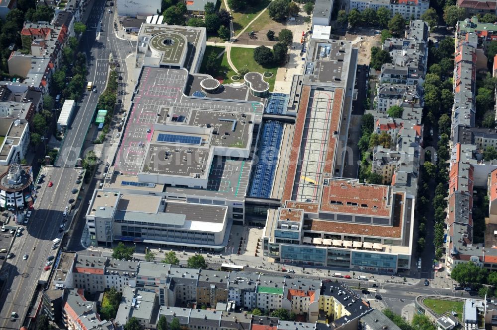 Berlin from the bird's eye view: The shopping center Boulevard Berlin