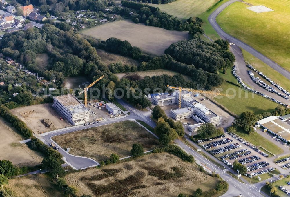 Aerial image Kiel - New building construction site in the industrial park Boelckestrasse in Kiel in the state Schleswig-Holstein, Germany