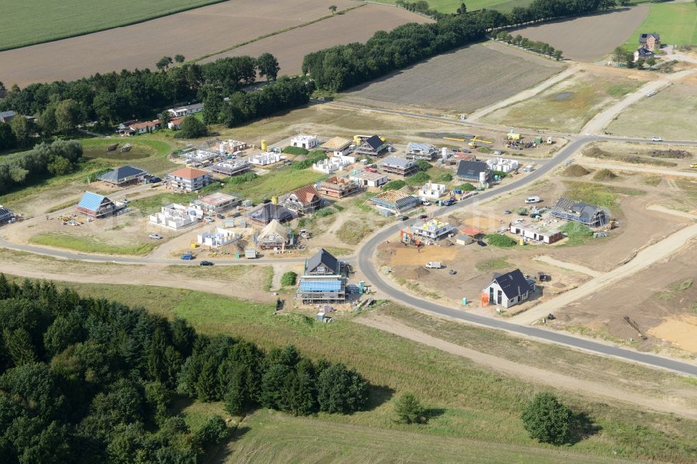 Stade from the bird's eye view: New construction site Heidesiedlung Riensfoerde in Stade in the state of Lower Saxony, Germany