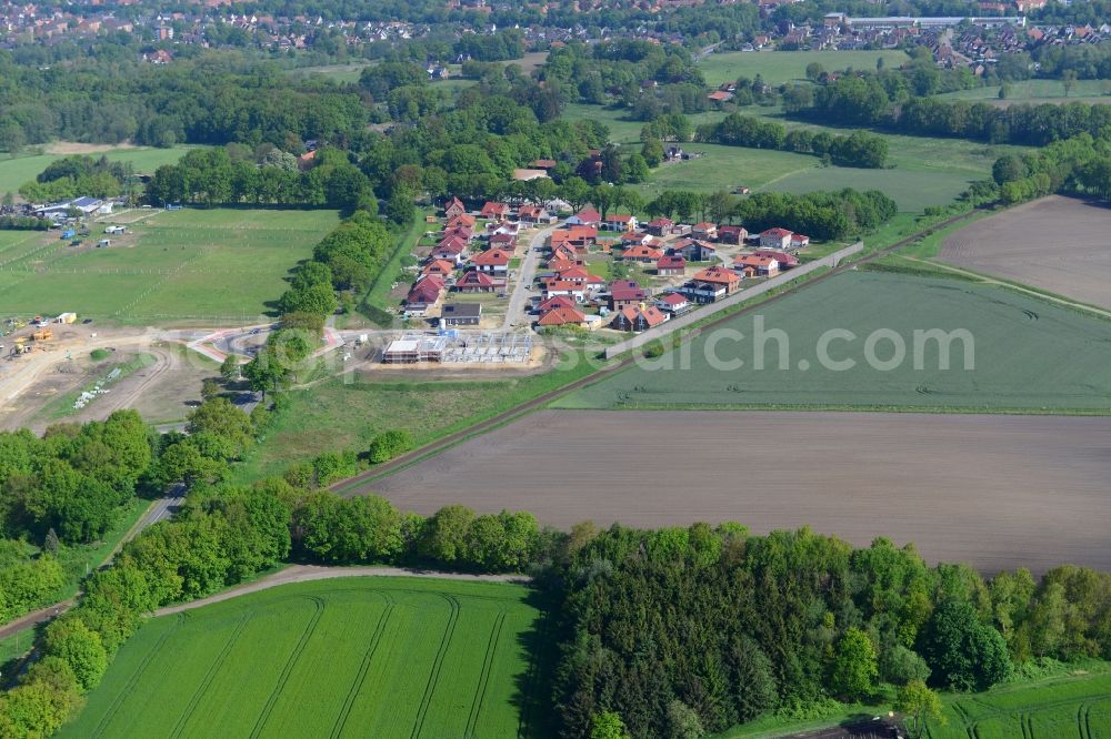 Stade from the bird's eye view: New construction site Heidesiedlung Riensfoerde in Stade in the state of Lower Saxony, Germany