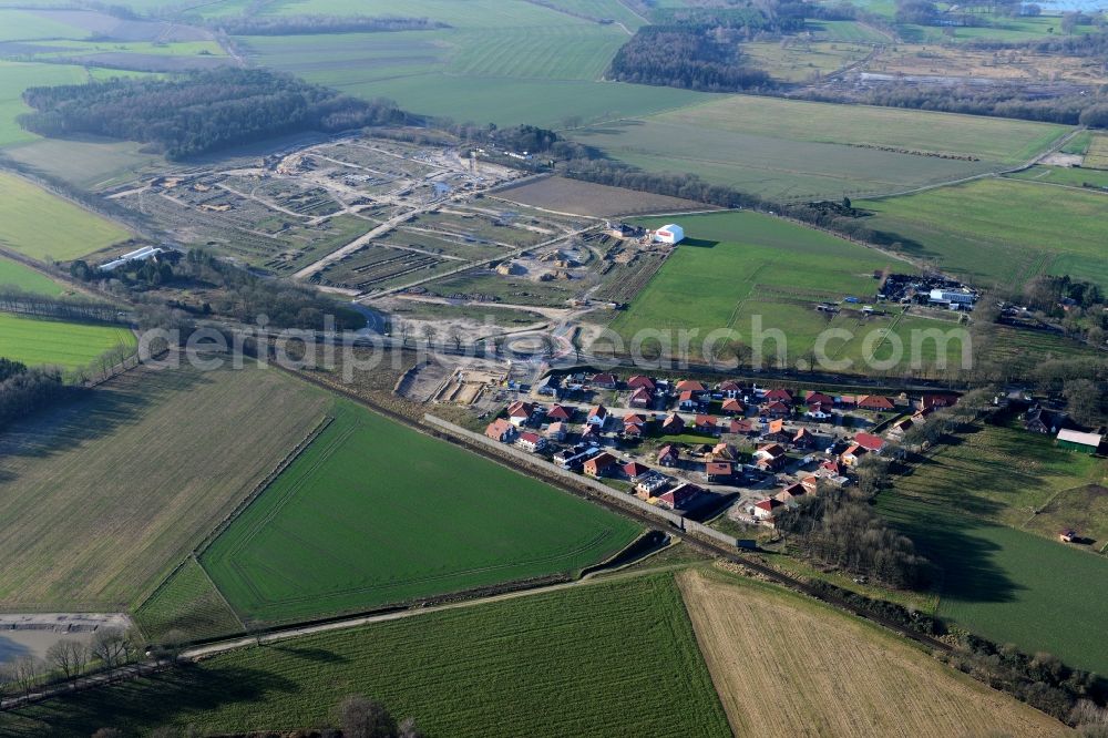 Stade from the bird's eye view: New construction site Heidesiedlung Riensfoerde in Stade in the state of Lower Saxony, Germany