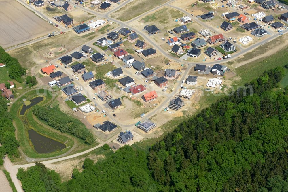 Stade from above - New construction site Heidesiedlung Riensfoerde in Stade in the state of Lower Saxony, Germany