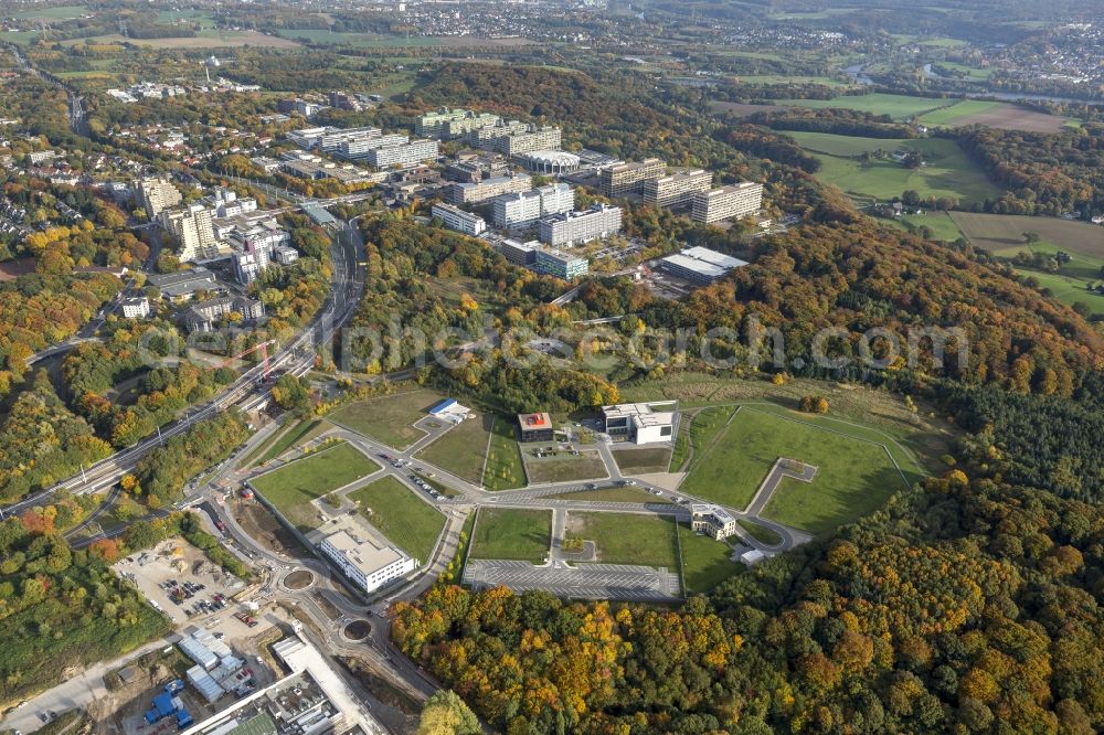 Aerial image Bochum - New biomedicine Park Health Campus in Bochum in North Rhine-Westphalia