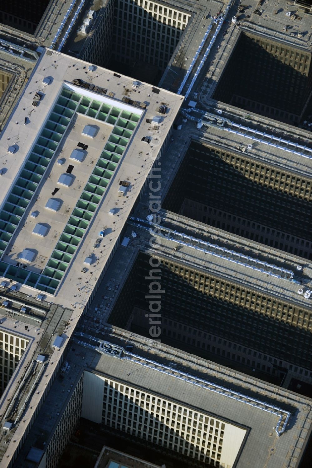 Berlin from the bird's eye view: View of the construction site to the new BND headquarters at Chausseestrass in the district Mitte. The Federal Intelligence Service (BND) builds on a 10 acre site for about 4,000 employees. It is built according to plans by the Berlin architects offices Kleihues + Kleihues