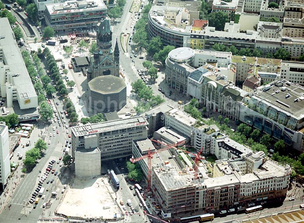 Berlin- Charlottenburg from the bird's eye view: 