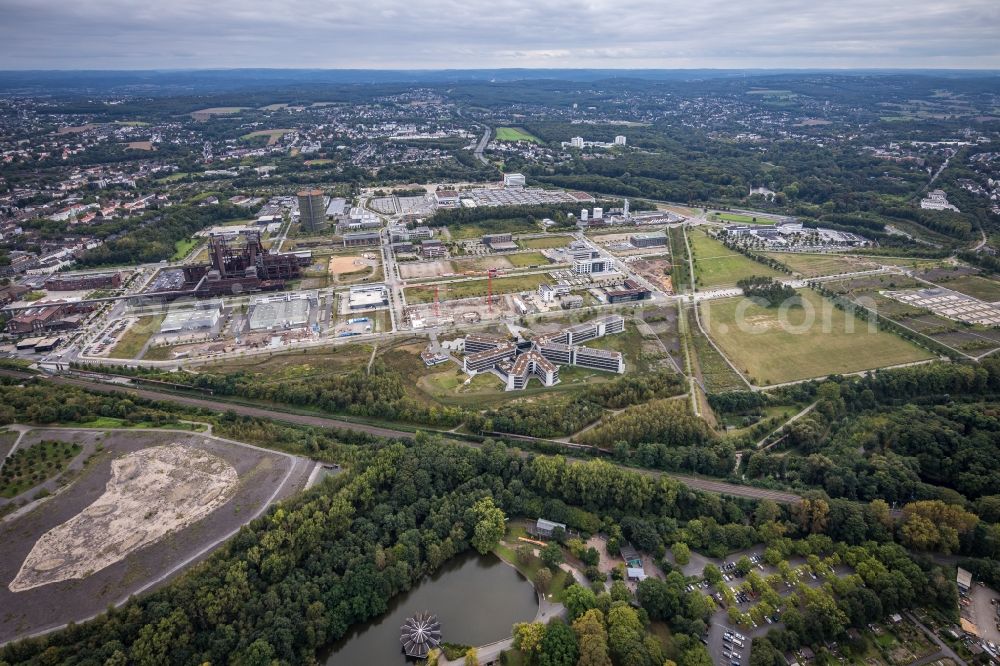 Aerial photograph Dortmund - Office and commercial building of Amprion GmbH on Robert-Schuman-Strasse in the district Hoerde in Dortmund at Ruhrgebiet in the state North Rhine-Westphalia