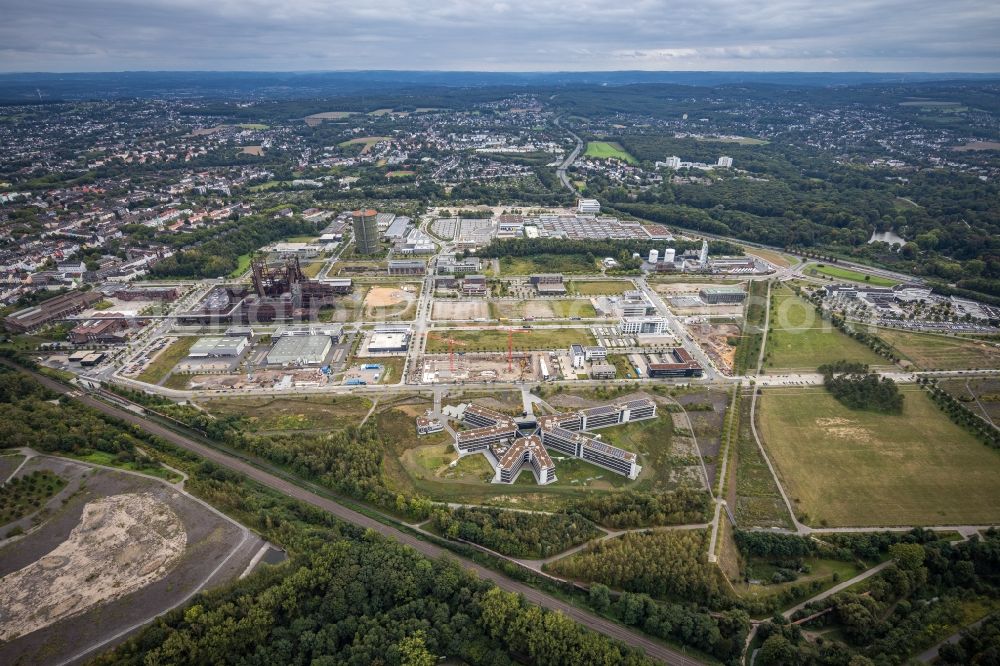 Dortmund from above - Office and commercial building of Amprion GmbH on Robert-Schuman-Strasse in the district Hoerde in Dortmund at Ruhrgebiet in the state North Rhine-Westphalia