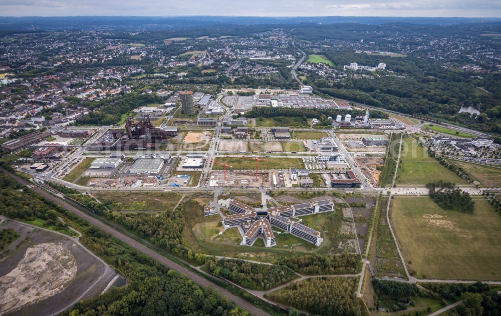 Dortmund from the bird's eye view: Office and commercial building of Amprion GmbH on Robert-Schuman-Strasse in the district Hoerde in Dortmund at Ruhrgebiet in the state North Rhine-Westphalia