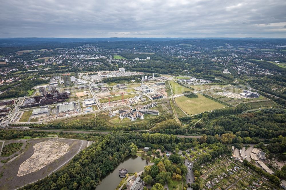 Aerial image Dortmund - Office and commercial building of Amprion GmbH on Robert-Schuman-Strasse in the district Hoerde in Dortmund at Ruhrgebiet in the state North Rhine-Westphalia