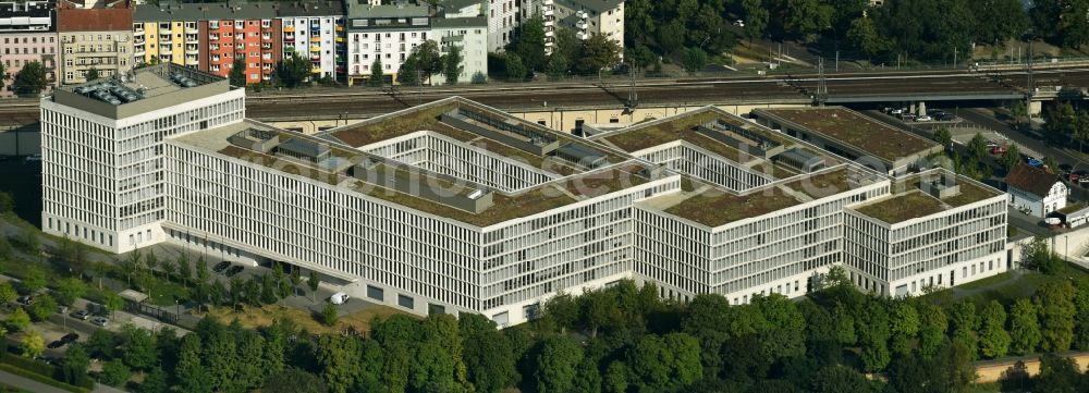 Aerial image Berlin - New construction of the Federal Ministry of the Interior / Home Office in Berlin Moabit