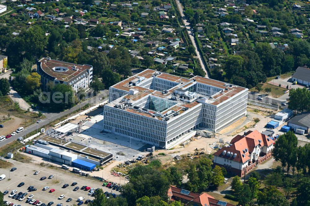 Aerial photograph Potsdam - New construction of the Federal Police Headquarters on Horstweg in Potsdam in the state of Brandenburg, Germany