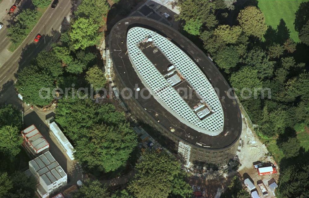 Aerial photograph Berlin - Tiergarten - Construction site to construction of the Federal President in Berlin's Tiergarten