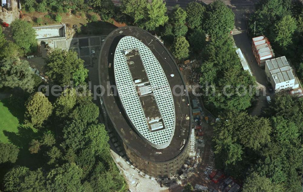 Aerial photograph Berlin - Tiergarten - Construction site to construction of the Federal President in Berlin's Tiergarten