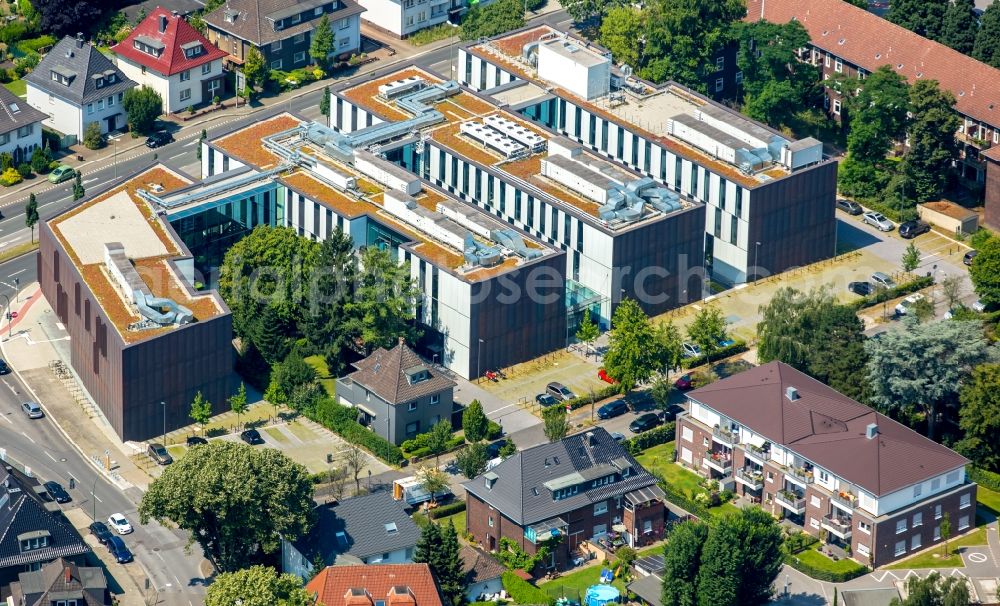 Bottrop from above - New campus of the University of Ruhr West through the construction and property NRW (BLB NRW) in Bottrop