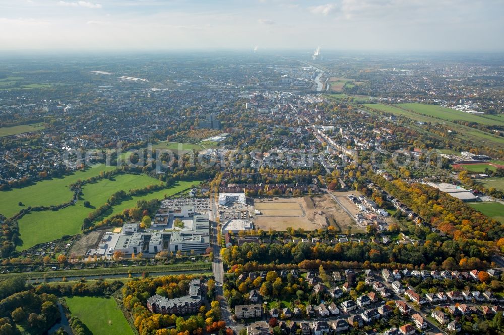 Hamm from above - View of the new construction of the campus of the college Hamm-Lippstadt in Hamm in the state of North Rhine-Westphalia