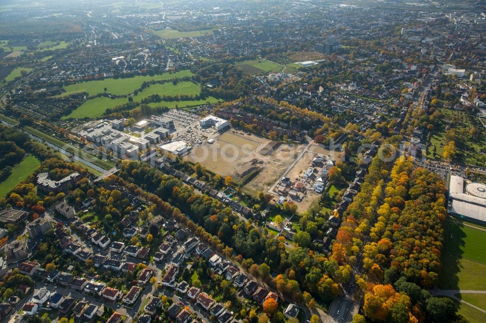 Aerial photograph Hamm - View of the new construction of the campus of the college Hamm-Lippstadt in Hamm in the state of North Rhine-Westphalia