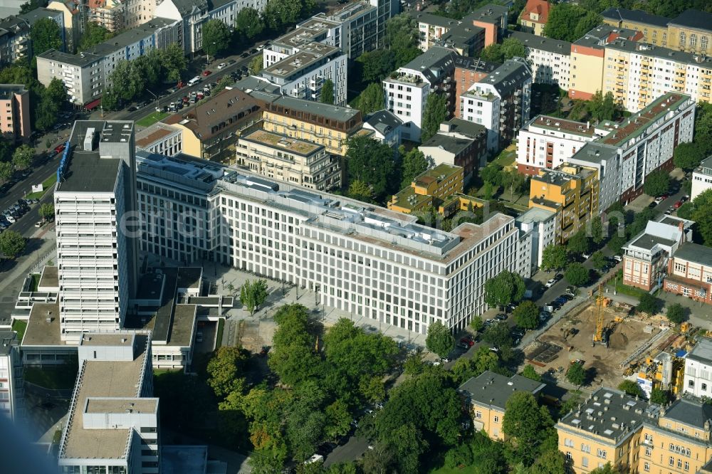 Berlin from above - Site of German Bank Campus in the Charlottenburg district of Berlin