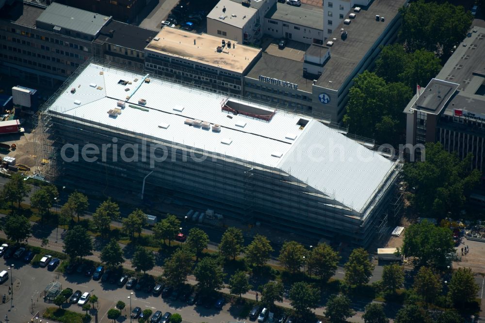 Aerial photograph Dortmund - View of the new construction of the German Soccer Museum in Dortmund in the state of North Rhine-Westphalia