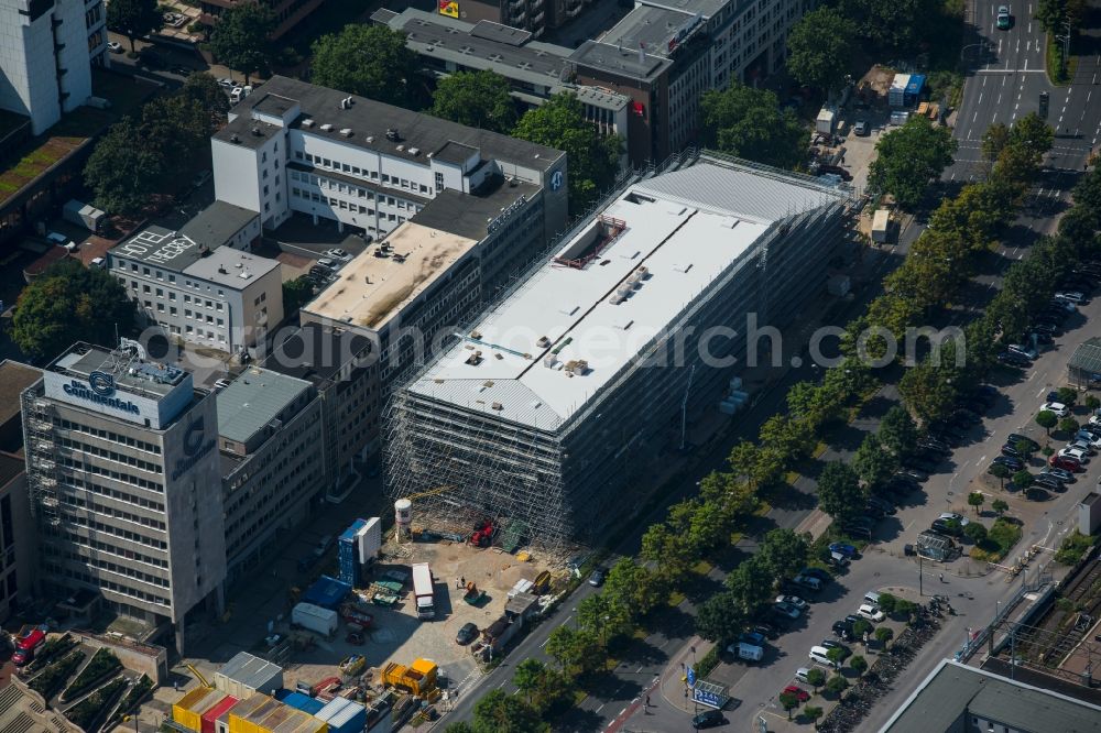 Dortmund from above - View of the new construction of the German Soccer Museum in Dortmund in the state of North Rhine-Westphalia