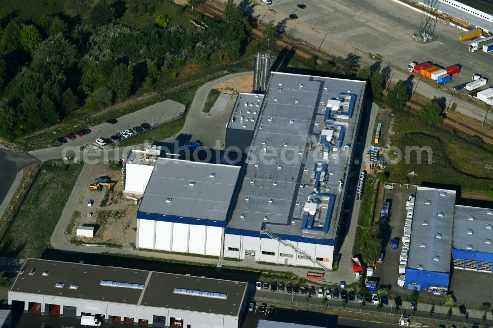 Aerial image Hoppegarten - View of the Europazentrale Clinton in Hoppegarten in the state of Brandenburg