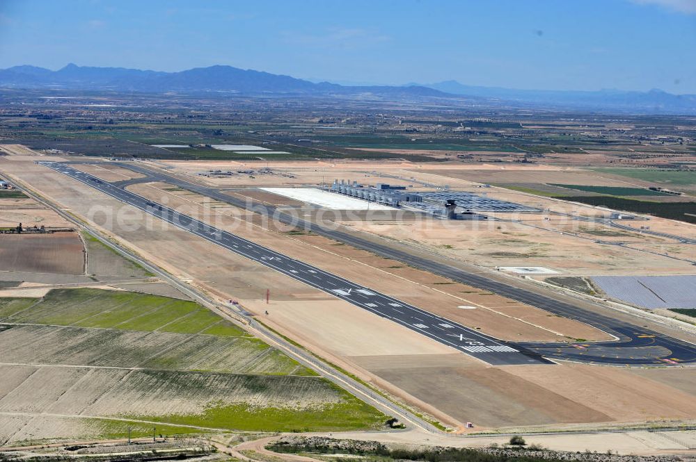 Aerial photograph MURCIA CORVERA - New Murcia Corvera airport in the region of Murcia in Spain