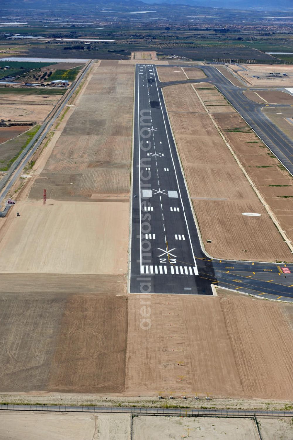 Aerial image MURCIA CORVERA - New Murcia Corvera airport in the region of Murcia in Spain