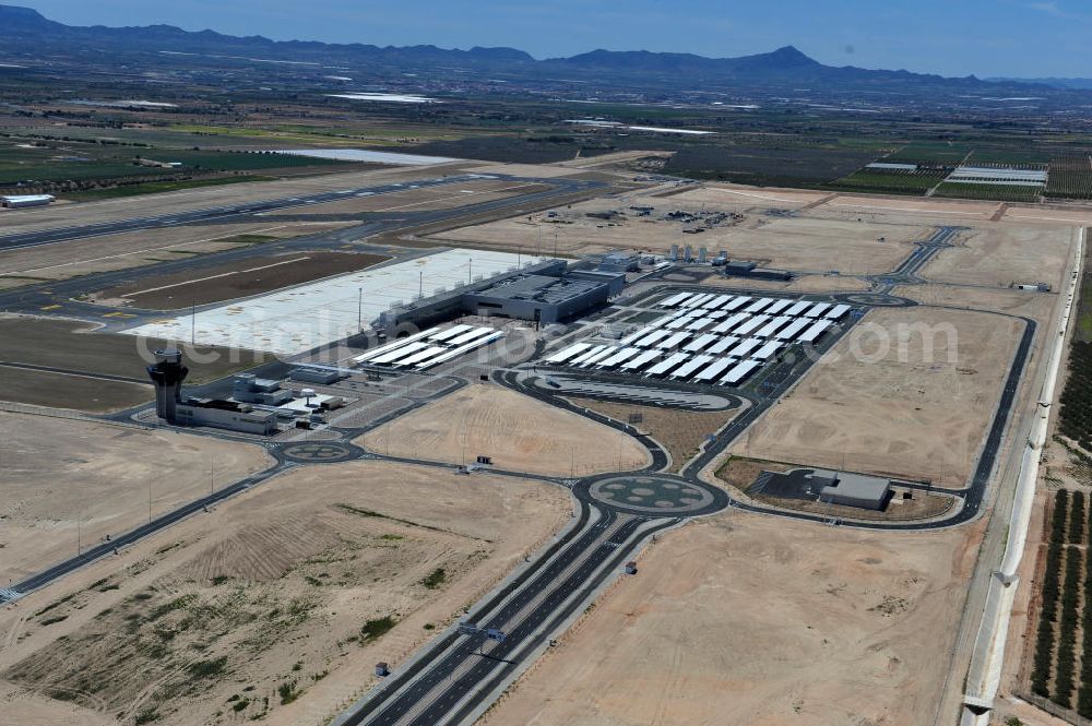 Aerial photograph MURCIA CORVERA - New Murcia Corvera airport in the region of Murcia in Spain