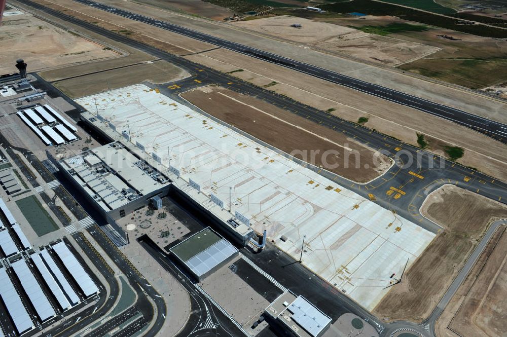 Aerial image MURCIA CORVERA - New Murcia Corvera airport in the region of Murcia in Spain