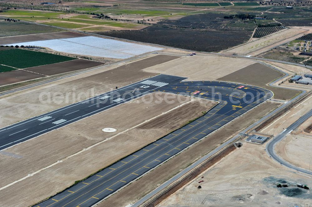 Aerial image MURCIA CORVERA - New Murcia Corvera airport in the region of Murcia in Spain