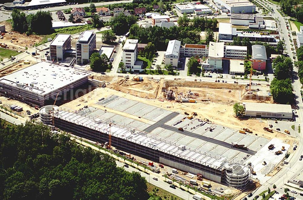 Aerial image Passau/ Bayern - Neubau eines Freizeit- und Erholungszentrums in Passau- Süd.