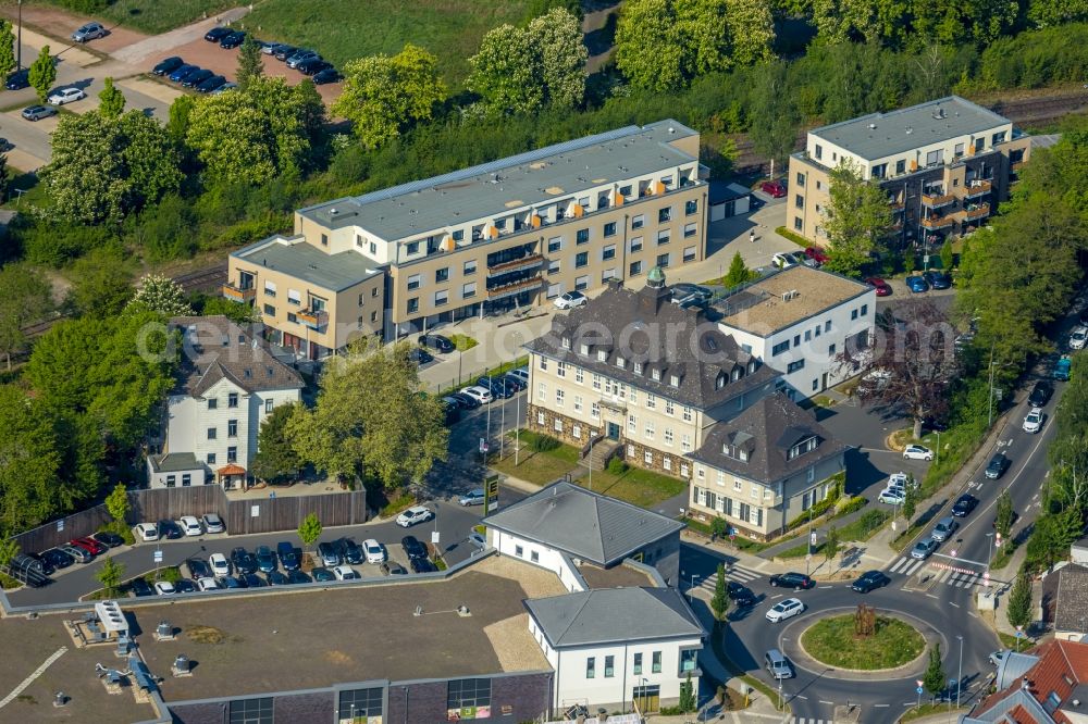 Aerial image Witten - Construction site of the new buildings of the retirement home - retirement on Wittener Strasse in the district Herbede in Witten in the state North Rhine-Westphalia