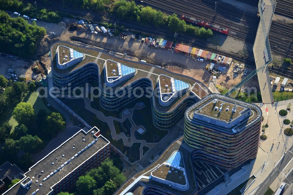 Aerial photograph Hamburg - Construction of the new building - complex of Ministry of Urban Development and Environment in Hamburg