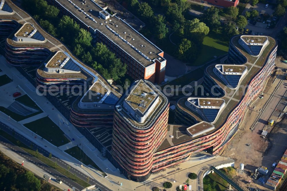 Aerial photograph Hamburg - Construction of the new building - complex of Ministry of Urban Development and Environment in Hamburg