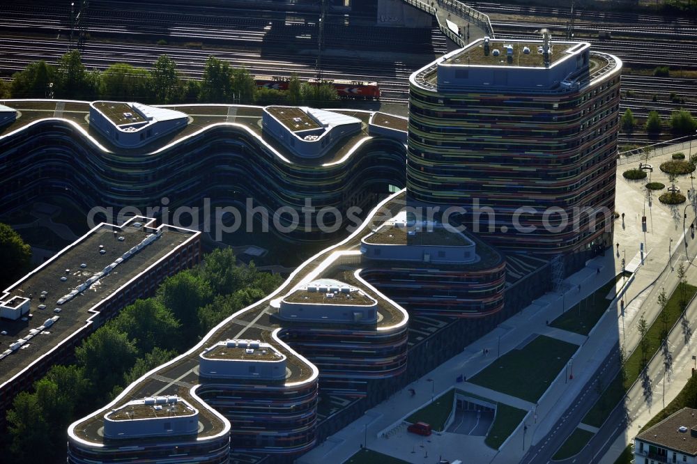 Aerial photograph Hamburg - Construction of the new building - complex of Ministry of Urban Development and Environment in Hamburg