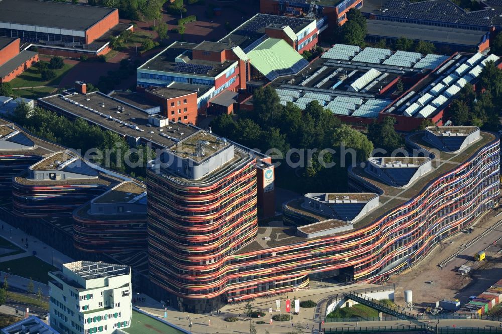 Aerial photograph Hamburg - Construction of the new building - complex of Ministry of Urban Development and Environment in Hamburg