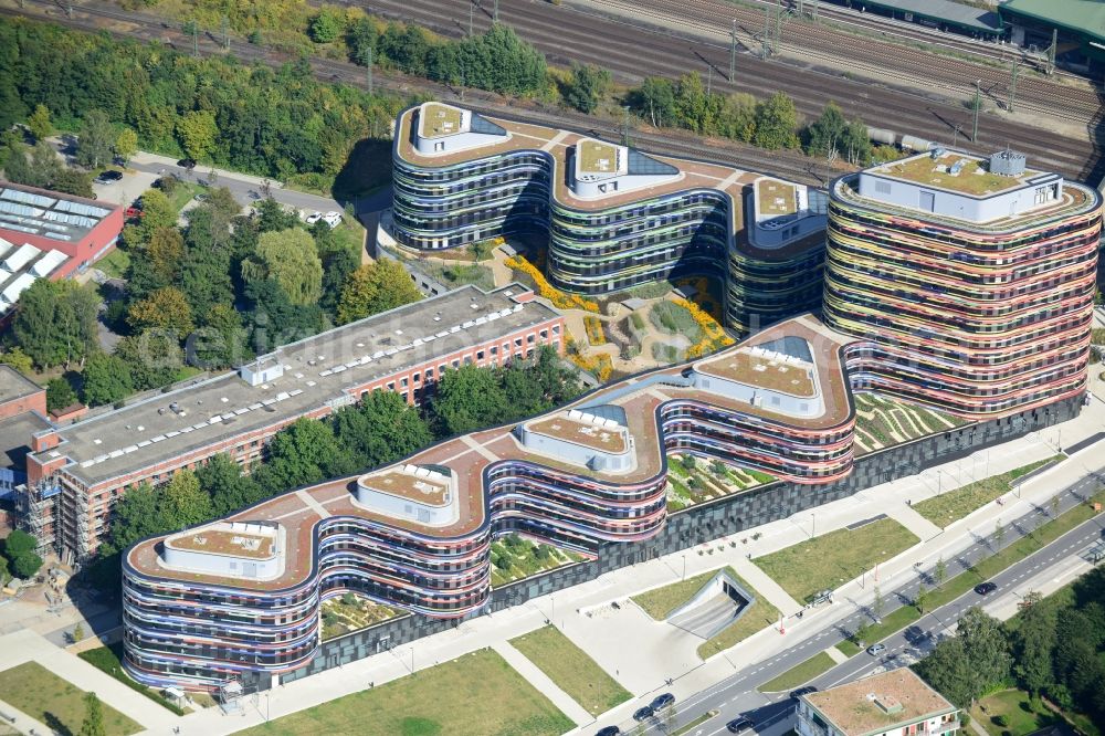 Aerial photograph Hamburg - Building - complex of Ministry of Urban Development and Environment in Hamburg