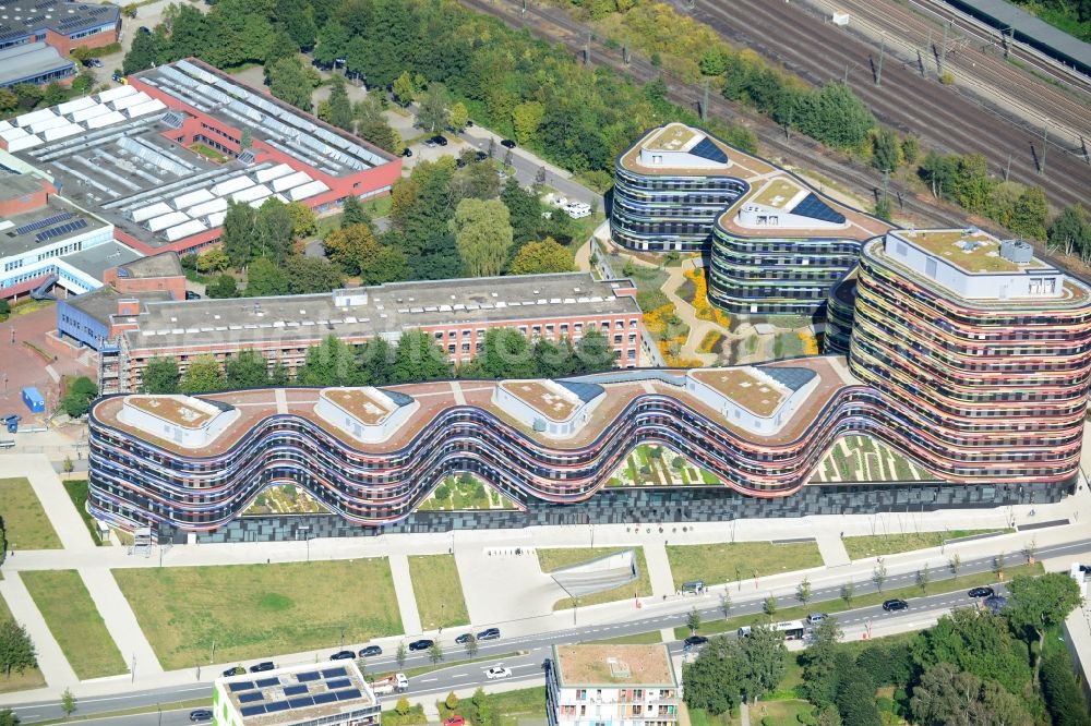 Hamburg from the bird's eye view: Building - complex of Ministry of Urban Development and Environment in Hamburg