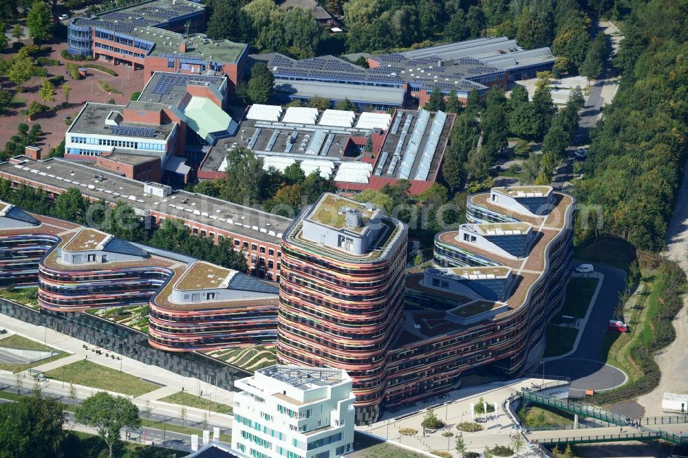 Aerial image Hamburg - Building - complex of Ministry of Urban Development and Environment in Hamburg