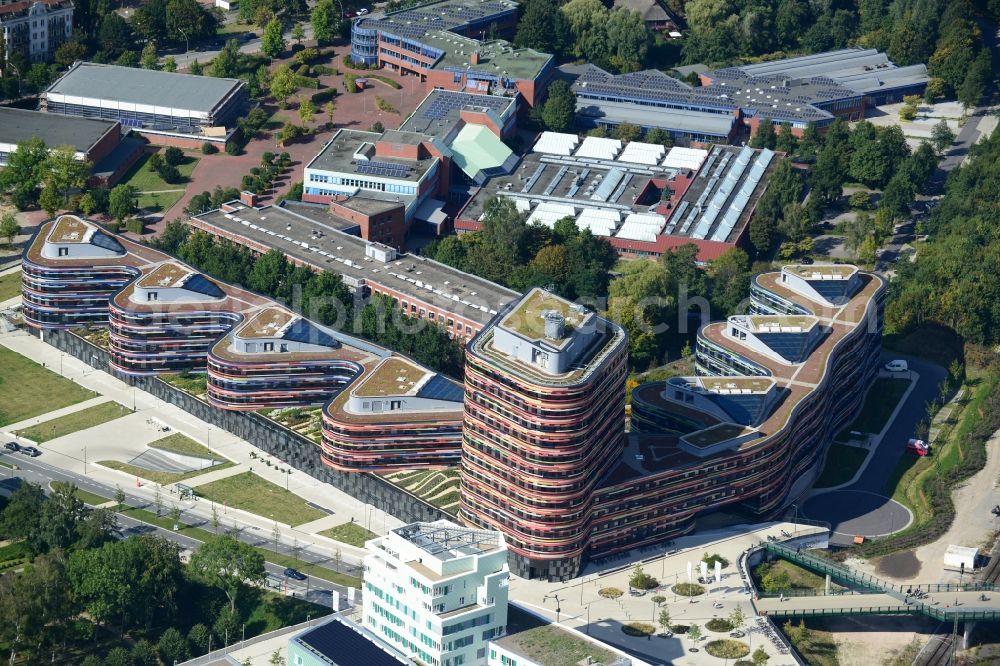 Hamburg from above - Building - complex of Ministry of Urban Development and Environment in Hamburg