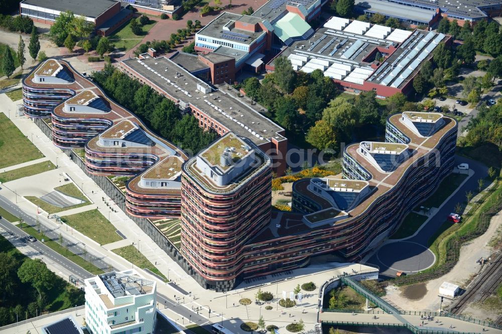 Aerial image Hamburg - Building - complex of Ministry of Urban Development and Environment in Hamburg