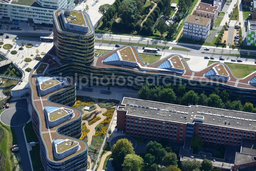 Hamburg from above - Building - complex of Ministry of Urban Development and Environment in Hamburg