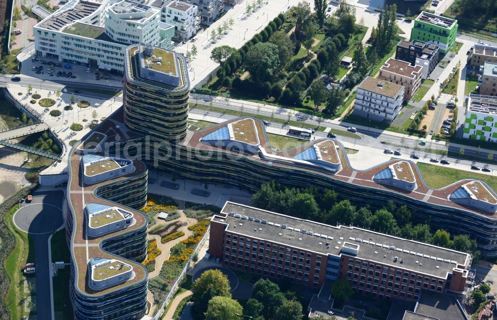 Hamburg from the bird's eye view: Building - complex of Ministry of Urban Development and Environment in Hamburg