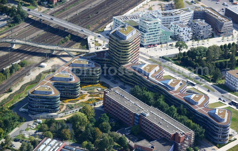 Aerial image Hamburg - Building - complex of Ministry of Urban Development and Environment in Hamburg